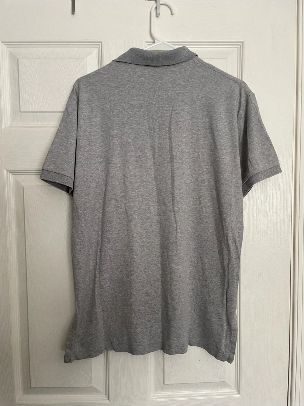 Ralph Lauren Polo 100% Cotton Mens size M Shirt in Heather Gray with Navy Pony
